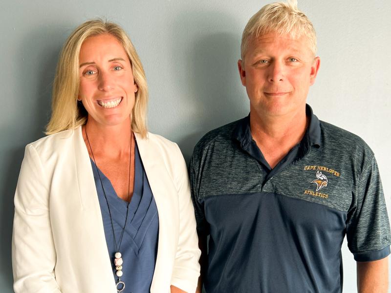 Assistant Principal Meghan Catts and Principal Dave Frederick will lead the new school. SUBMITTED PHOTO